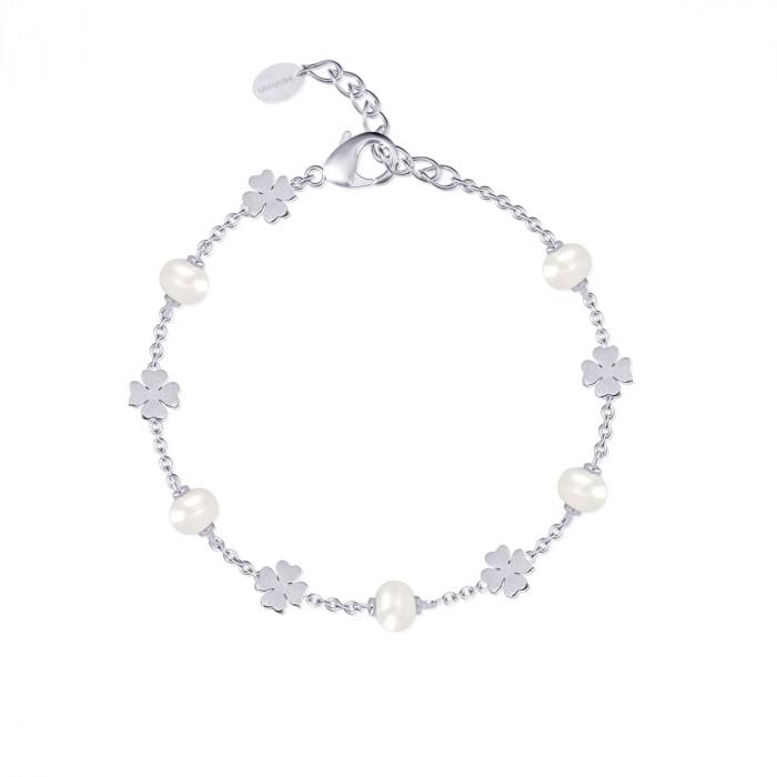Bracciale armbander perle e quadrifogli - steampuhousenkstore.com