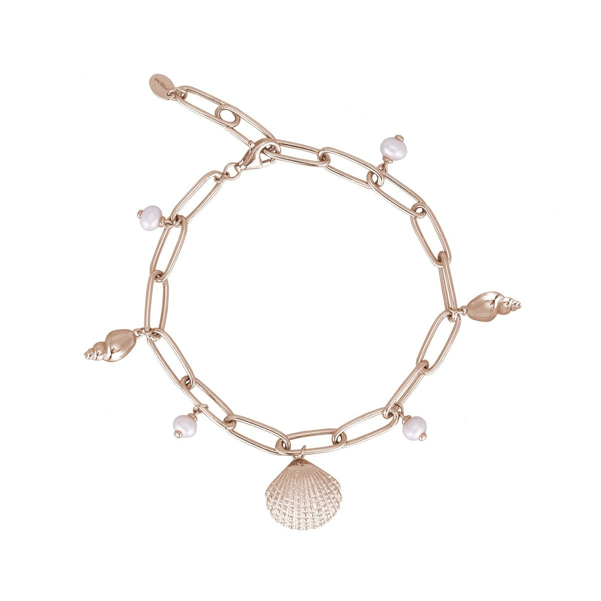 BRACCIALE CONCHIGLIE CON PERLE - steampuhousenkstore.com