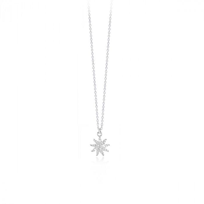 Girocollo pendente sole strass - steampuhousenkstore.com