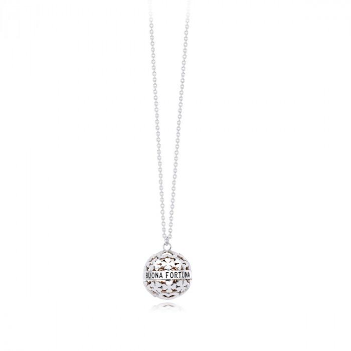 Girocollo halsketten chiama angeli scritta buona fortuna - steampuhousenkstore.com