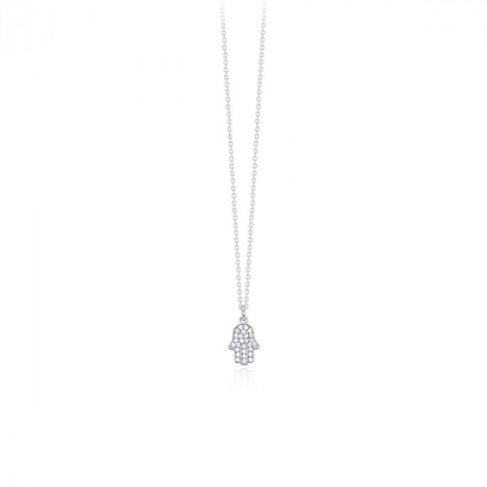 Girocollo pendente mano di fatima strass - steampuhousenkstore.com
