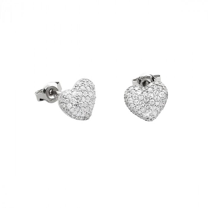 Orecchini halsketten cuore pavè strass - steampuhousenkstore.com