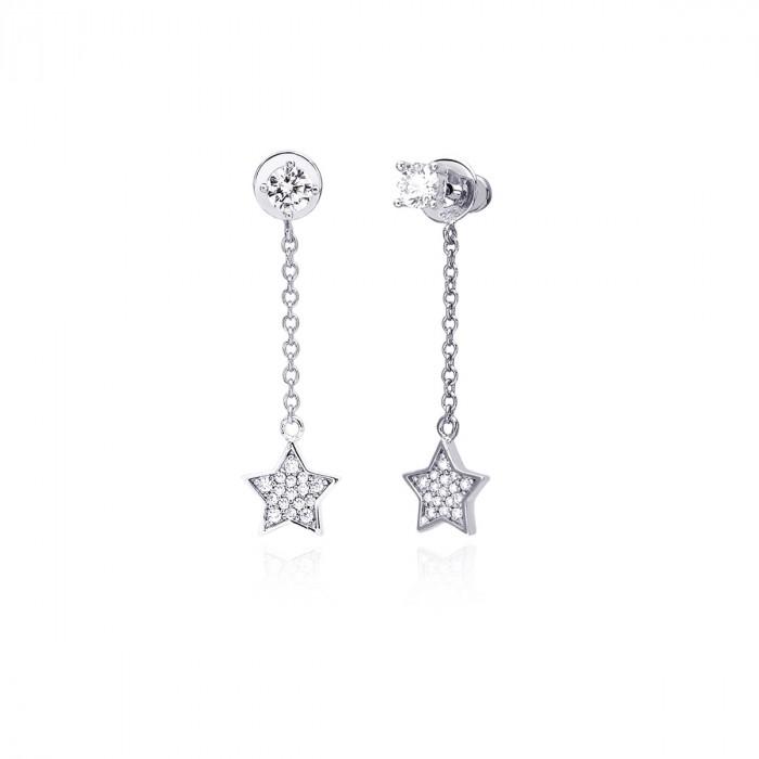 Orecchini ohrringe pendenti stelle strass - steampuhousenkstore.com