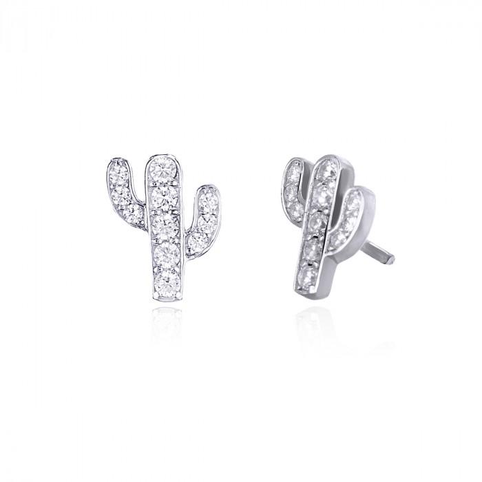 Orecchini cactus zirconi - steampuhousenkstore.com