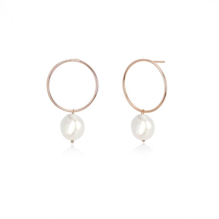 Boccoli rosè pendente perla barocca - steampuhousenkstore.com