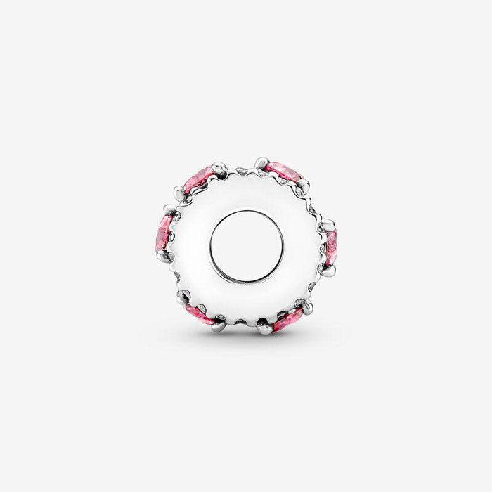 Breloque Coeurs Roses