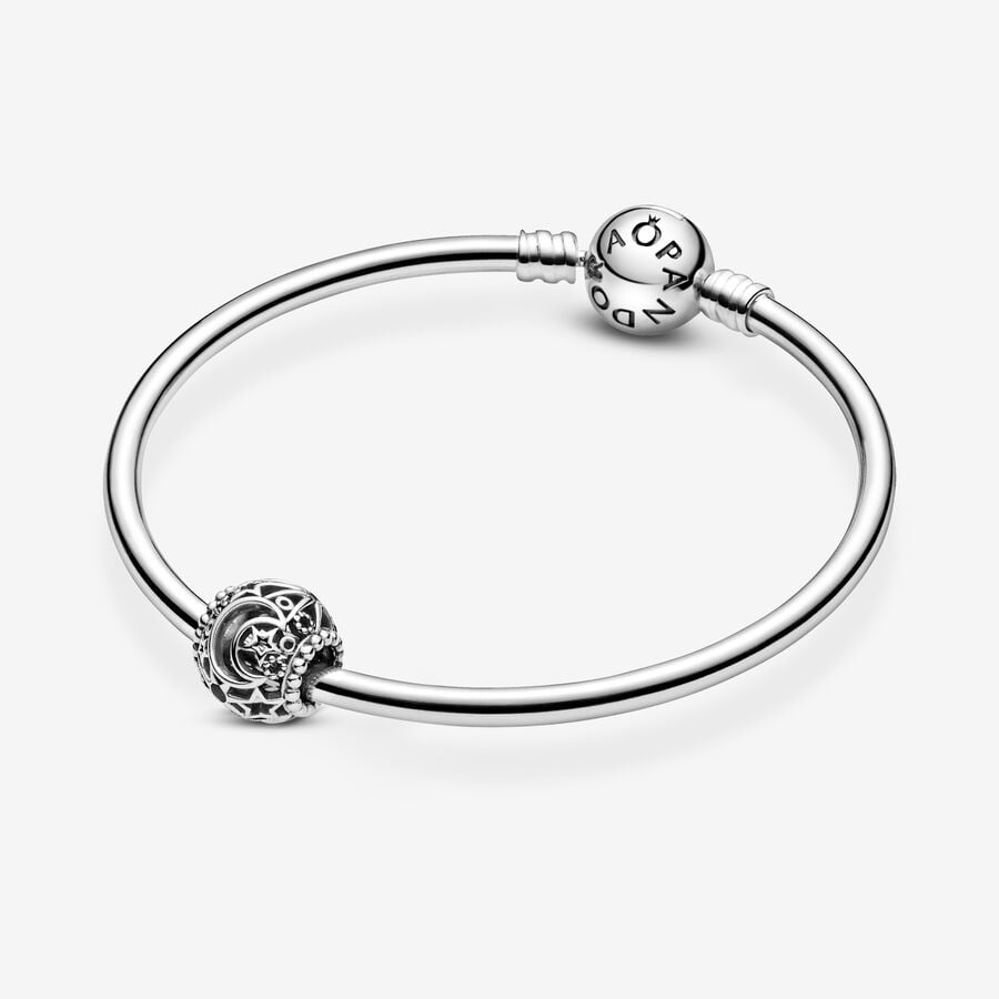 Charm Openwork Sole, Stelle e Luna
