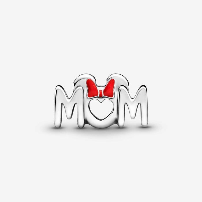 Disney, Charm Minnie Bow and Mom