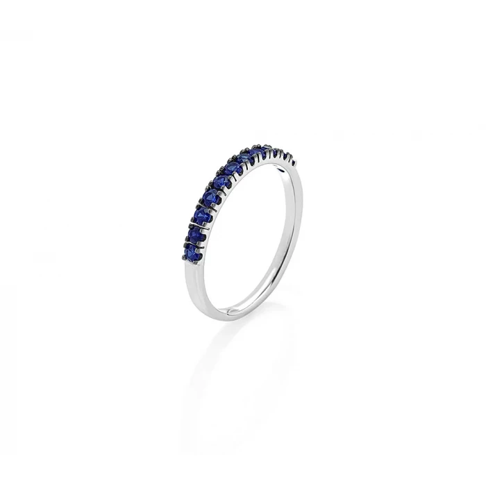 Bague demi-or et saphir bleu TuttiFrutti