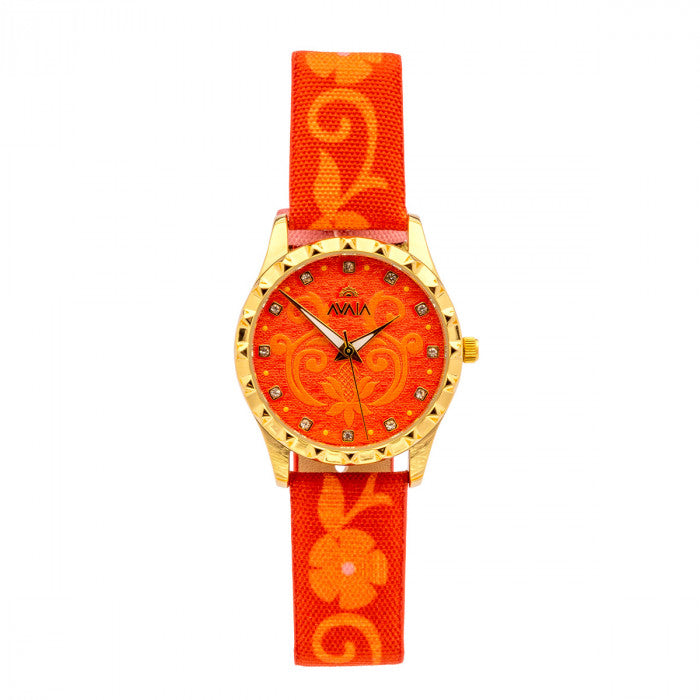 Horloge à broder