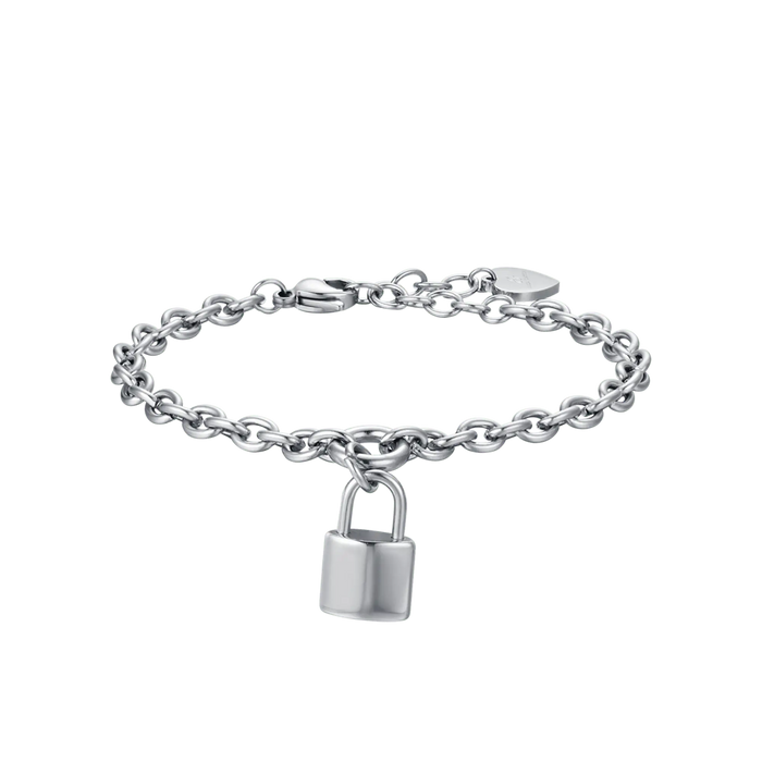 BRACELET FEMME EN ACIER AVEC CADENAS
