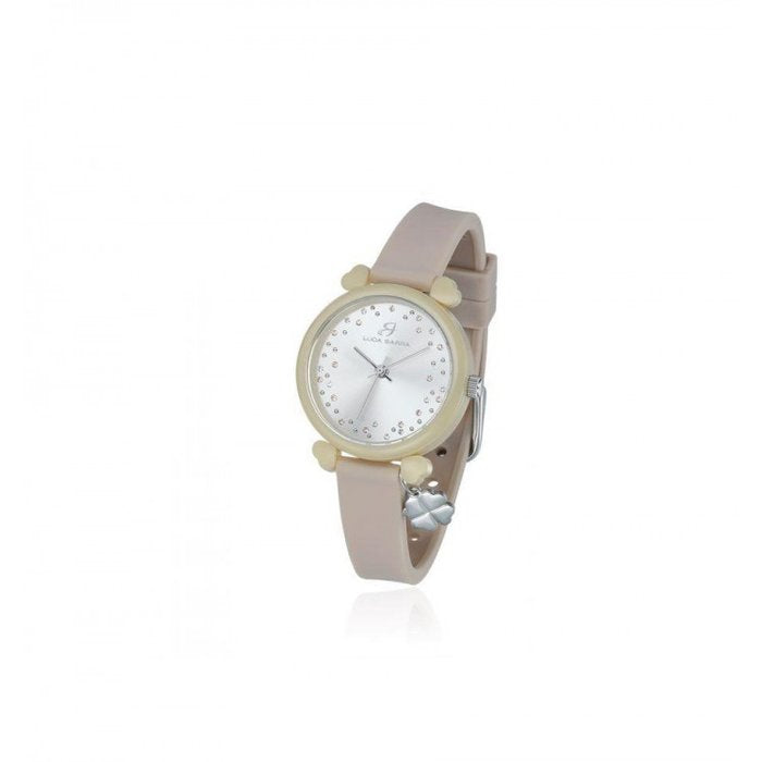 Orologio In Silicone Beige