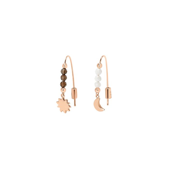 BOUCLES D'OREILLES LUNE & SOLEIL