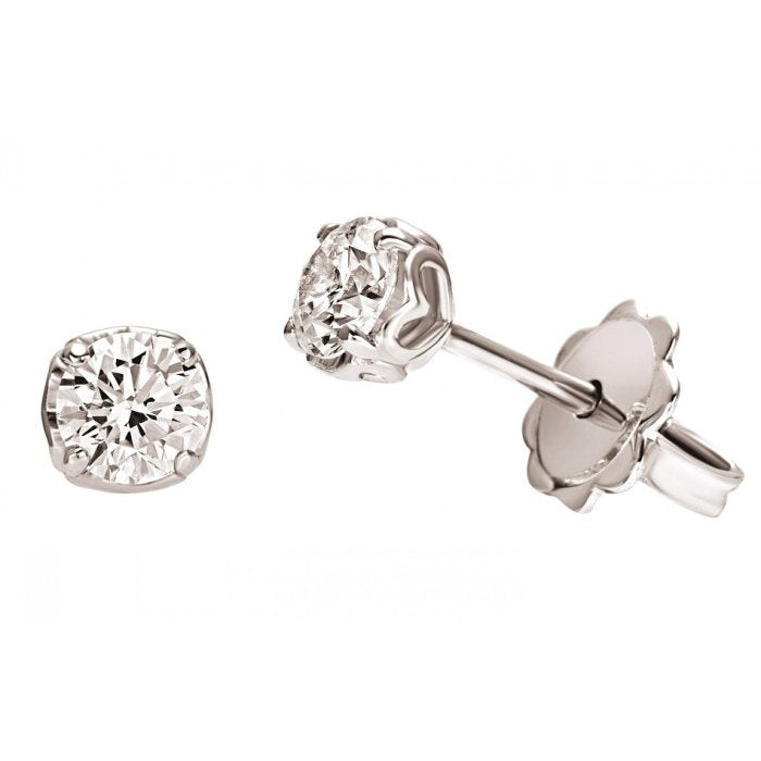 Orecchini anniversary punto luce br 0.08