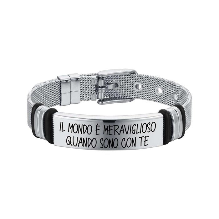 Bracelet en acier
