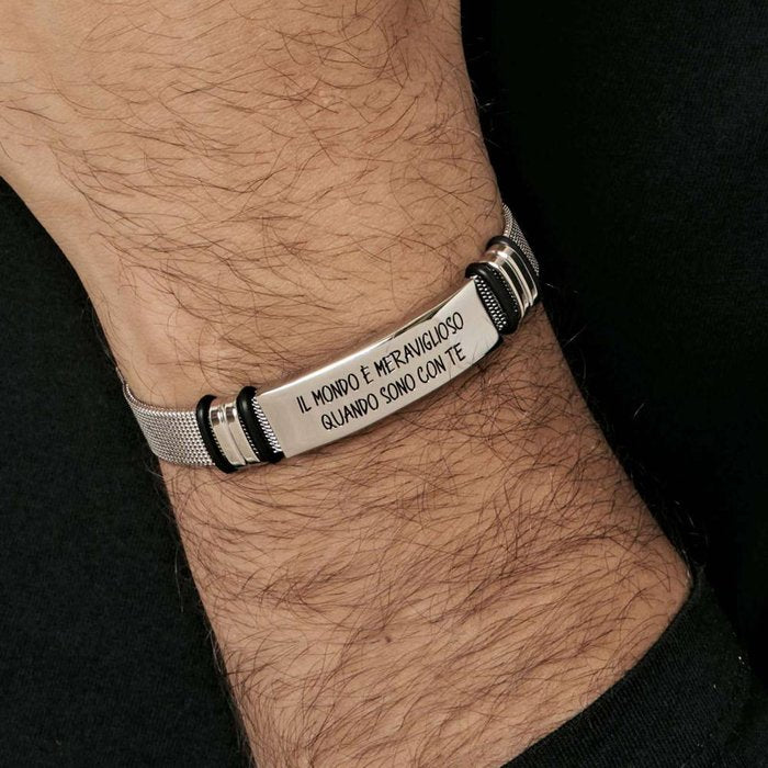 Bracelet en acier