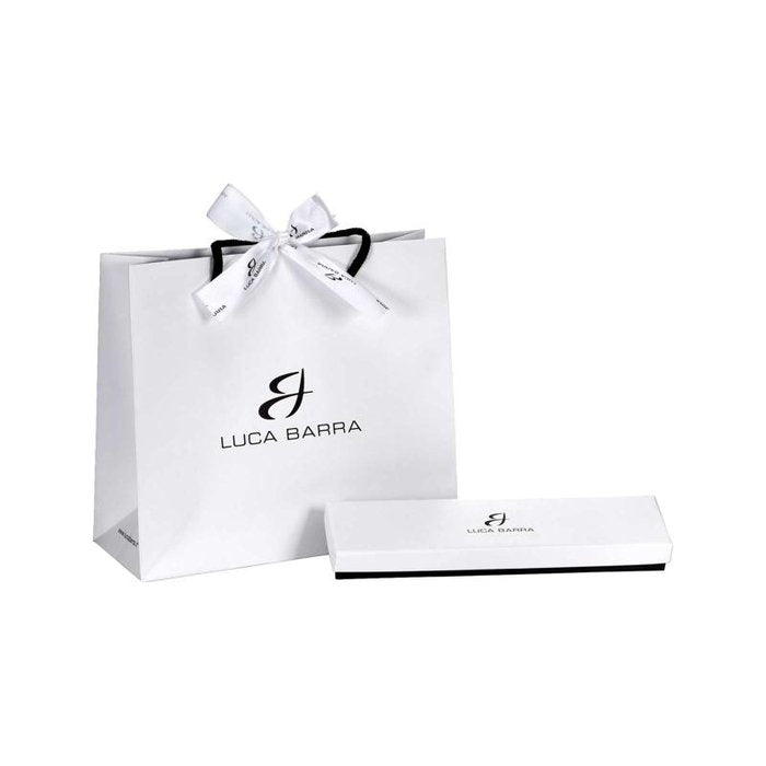 Baiser d'acier avec cristaux blancs