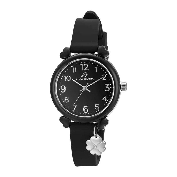Montre en silicone noir