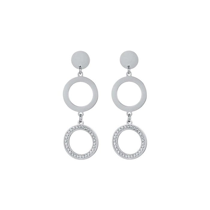 Boucles d'oreilles en acier