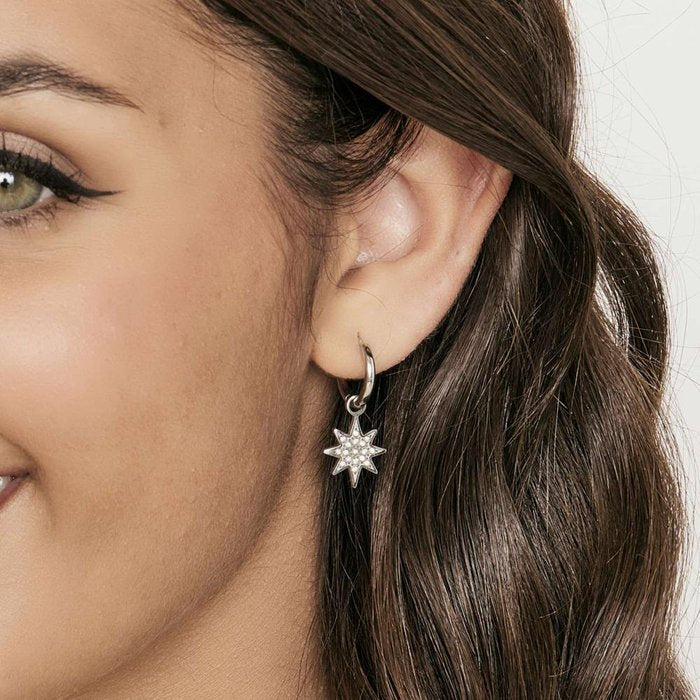 Boucles d'oreilles en acier
