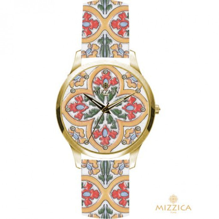Horloge en majolique