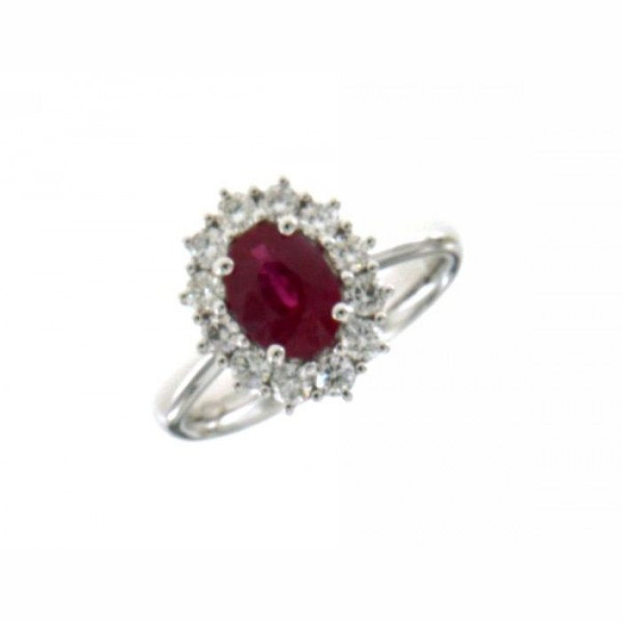 ANELLO RUBINO E BR