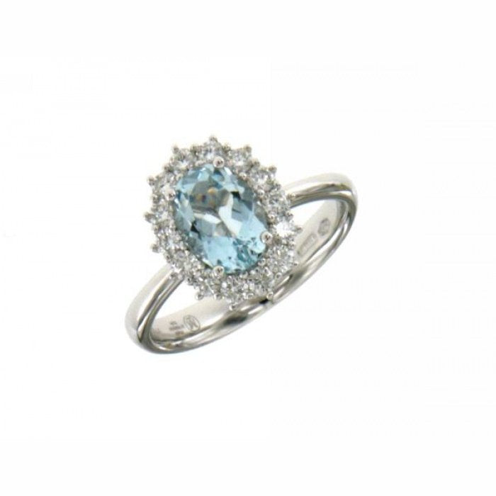 BAGUE AIGUE-MARINE BR