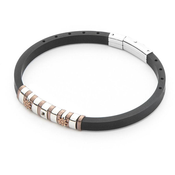 Bracelet en caoutchouc et gouvernail