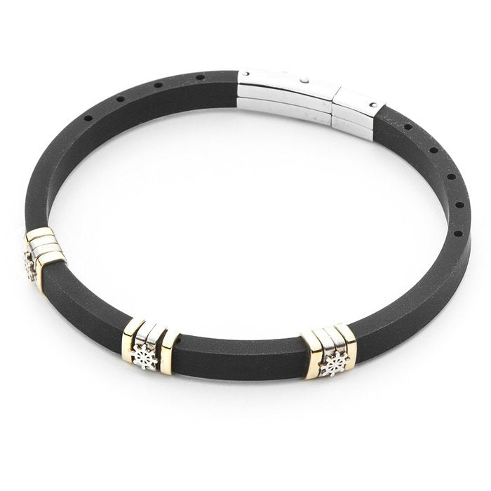 Bracelet et gouvernails en caoutchouc