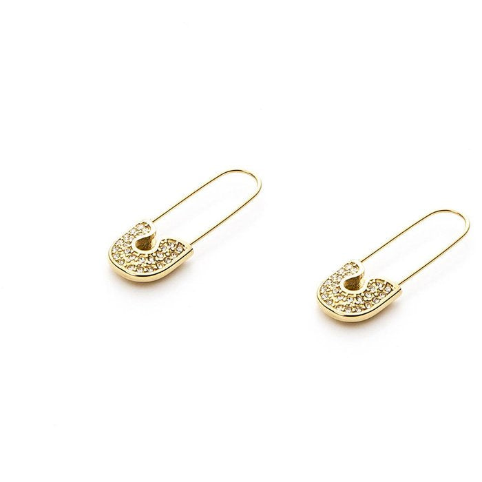 Boucles d'oreilles broches laminées
