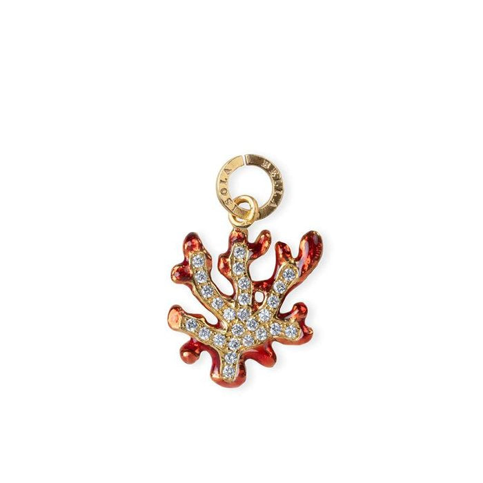 Charm Lapilli Corallo