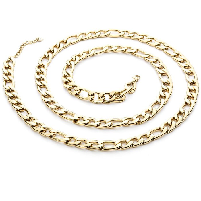 Collier en maille plate laminée