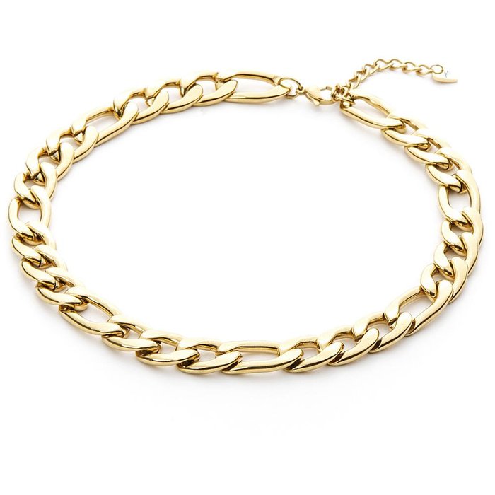 Collier en maille plate laminée