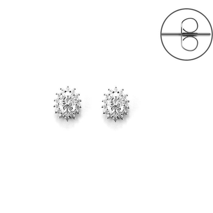 Boucles d'oreilles ovales