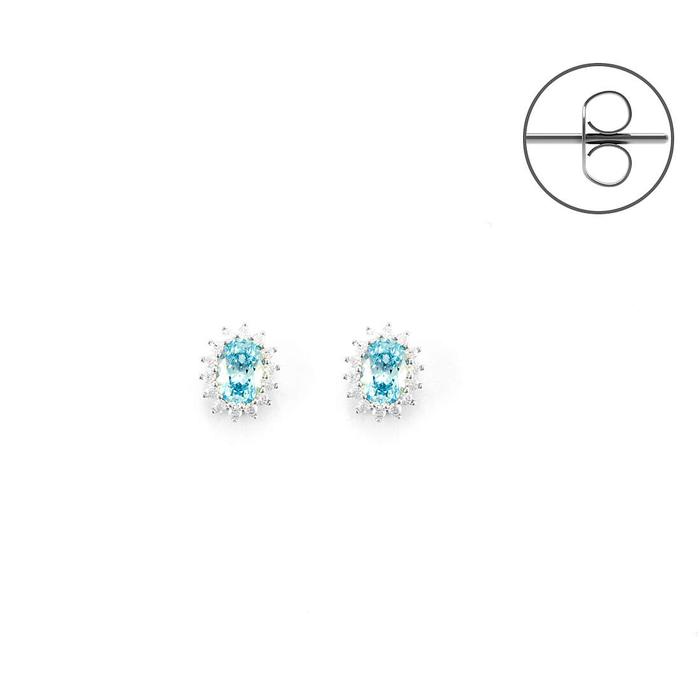 Boucles d'oreilles ovales