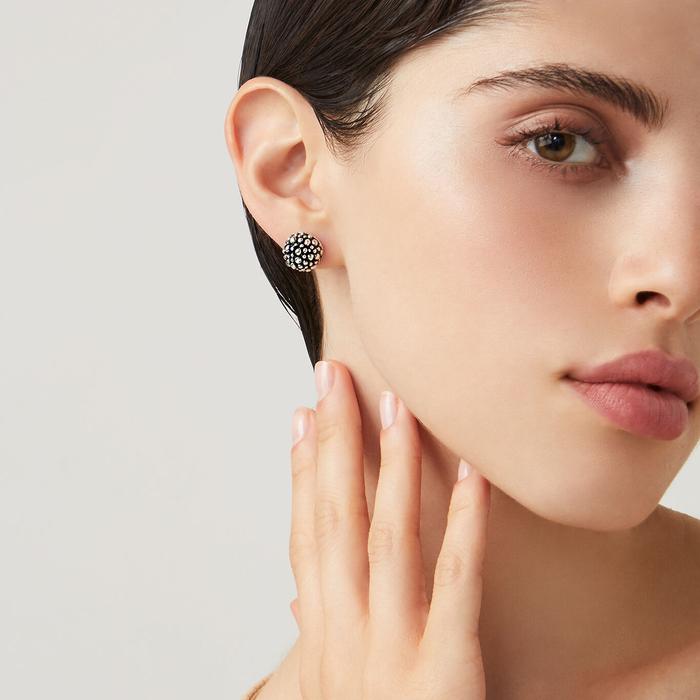 Boucles d'oreilles Boule Perlage