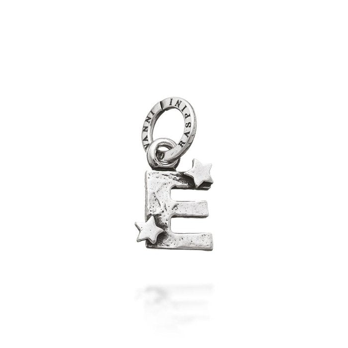 Charm "E" Con Stelle