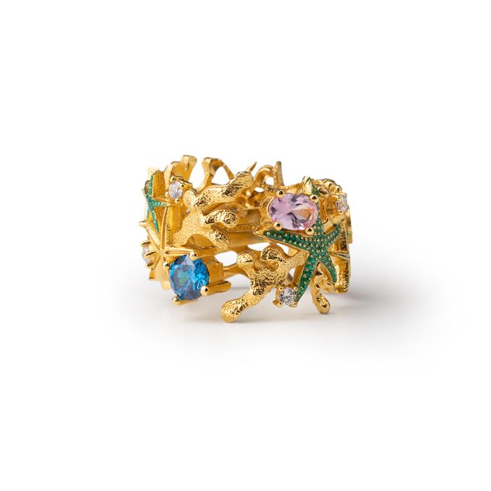 Bague étoile de mer