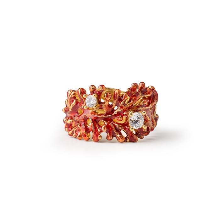Bague en corail