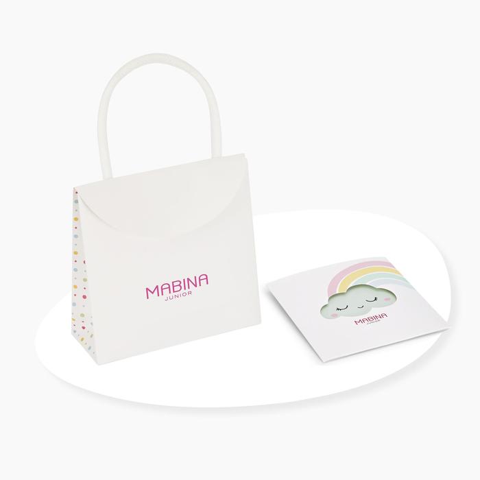 Bracciale neonato con lettera O e diamante Lab-Grown Welcome Baby