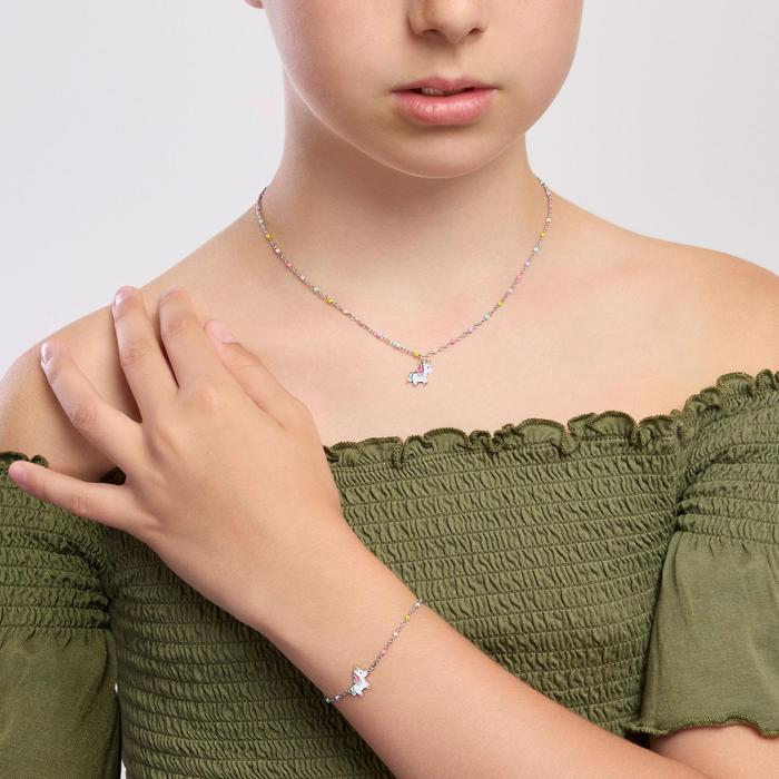 Girocollo da bambina con unicorno Unicorno Magico