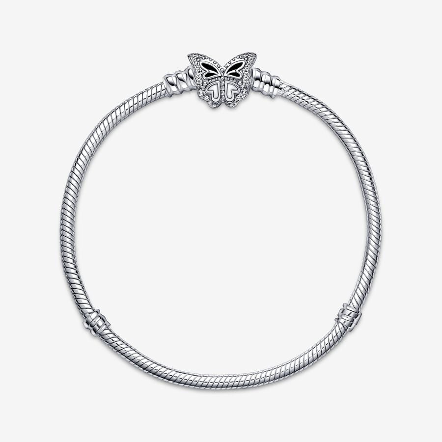 Bracelet avec fermoir papillon