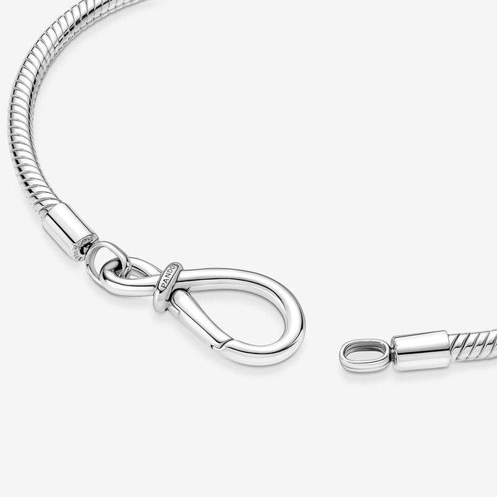 Bracelet fermoir nœud infini