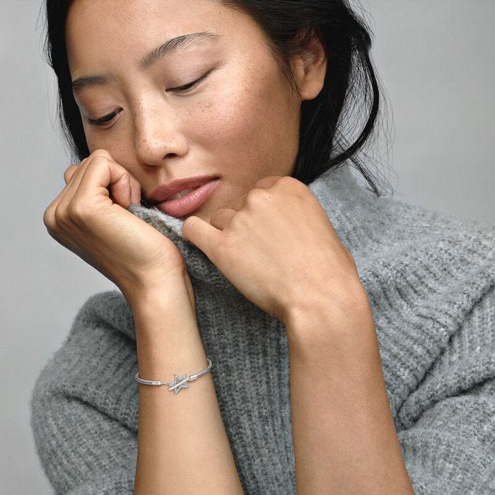 Bracciale con Chiusura a T e Stella