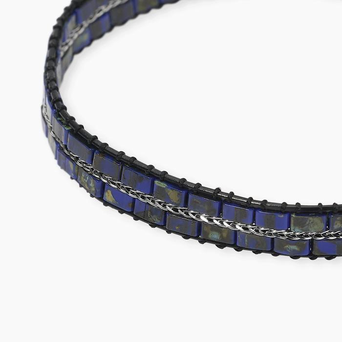 Bracciale in lapis sintetico con cordino Style 31