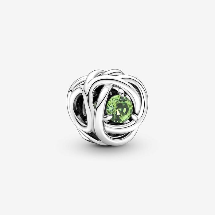Charm Cerchio Eterno Verde Agosto
