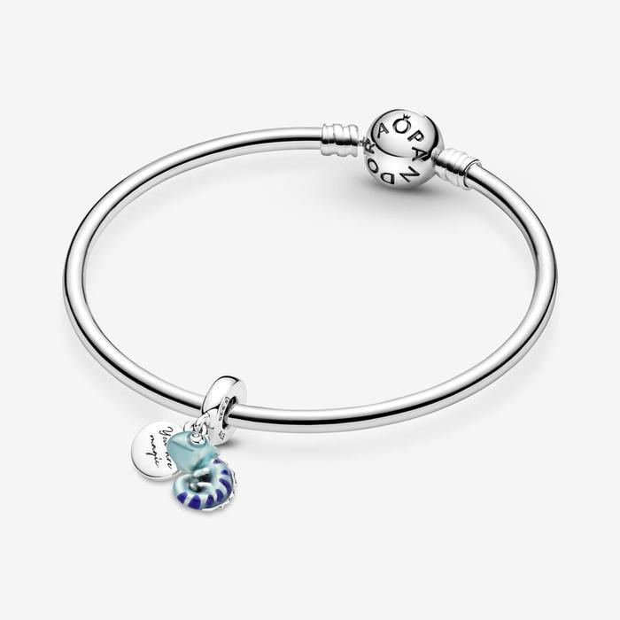 Pendentif caméléon changeant de couleur