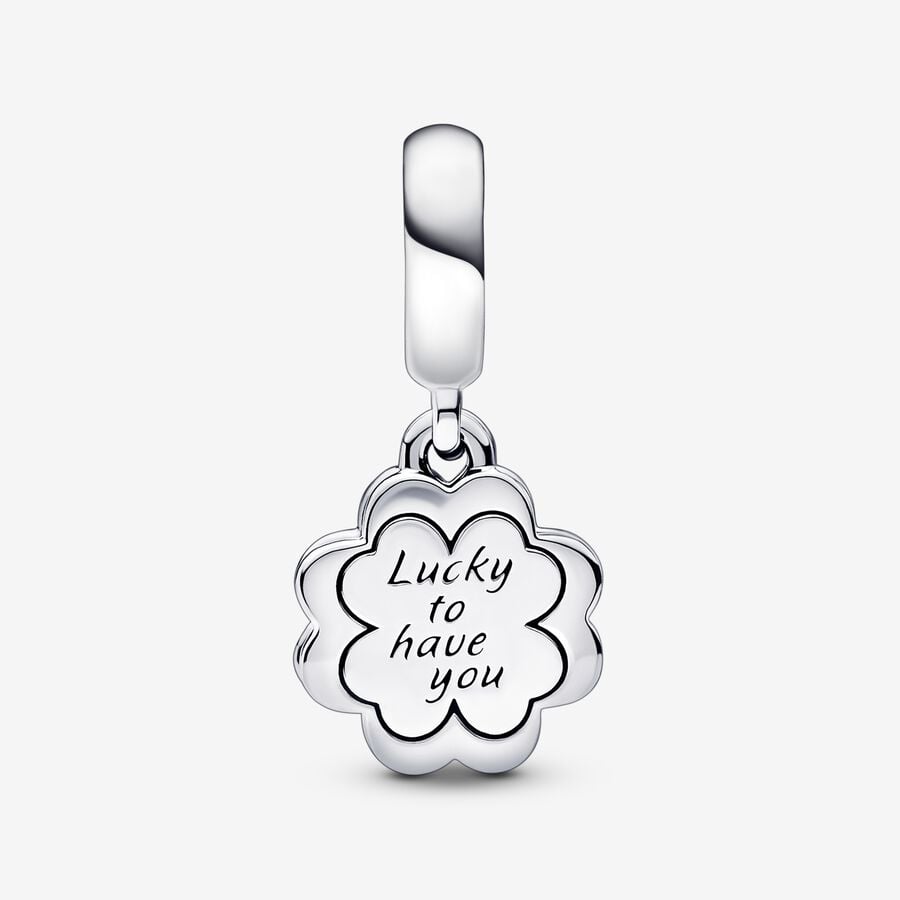 Pendentif trèfle à quatre feuilles de l'amitié