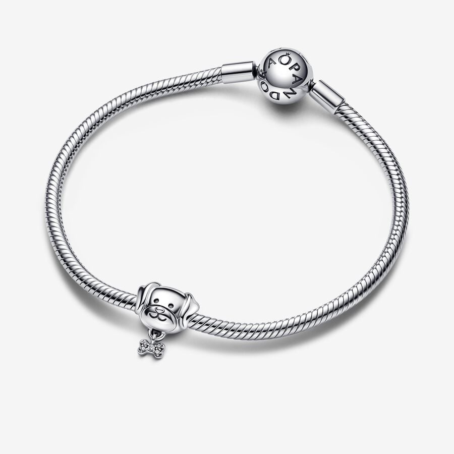 Charm chiot avec os