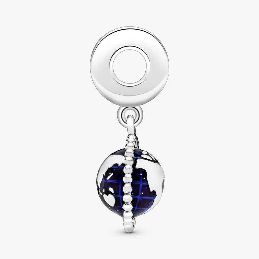 Rotating Globe Pendant Charm